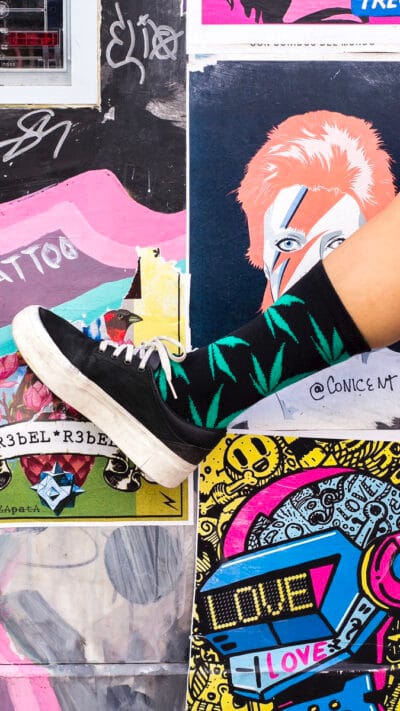 Media Caña Clasic Chala Verde base Negro - CNT